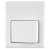 Kép 1/3 - Talpkapcsoló 250V/3A, szögletes, fehér 0509117555