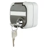 Kép 2/6 - AQUA TOP IP44 kulcsos csapfedeles alj  fk, szürke 2 kulccsal 0510224555