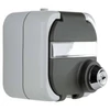 Kép 5/6 - AQUA TOP IP44 kulcsos csapfedeles alj  fk, szürke 2 kulccsal 0510224555
