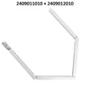 Kép 6/7 - LED pult megvilágító FLEXLIGHT 2x3.4W ezüst alapkészlet 2409011010