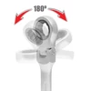 Kép 6/7 - Racsnis csillag-villáskulcs készlet - 8,10,13,14,15,17,19, 21 mm - flexibilis fejjel