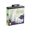 Kép 2/3 - Szolár lampion - fehér - hidegfehér LED - 21 cm