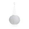 Kép 3/3 - Szolár lampion - fehér - hidegfehér LED - 28 cm