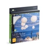 Kép 2/3 - Szolár lampion - fehér - hidegfehér LED - 28 cm