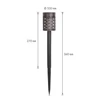 Kép 2/4 - Leszúrható LED szolár - láng hatással - 5,5 x 27 (+9) cm