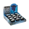 Kép 3/3 - Nagy fényerejű COB LED fejlámpa - elemes - 12 db / display