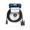 Kép 2/2 - DVI-D / HDMI kábel • 5 m