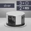 Kép 1/5 - Elosztó - rejtett, 3-as + USB