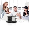Kép 3/4 - Elosztó - rejtett, 3-as + USB - fekete