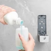 Kép 2/5 - Szappanadagoló - kézzel működtethető - 350 ml - fali - fehér