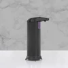 Kép 5/5 - Automata szappanadagoló - 220 ml - álló - elemes - matt fekete