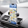 Kép 1/5 - Telefontartó - szellőzőrácsra rögzíthető - fekete