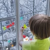 Kép 1/12 - Zselés ablakdekor - karácsonyi