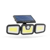 Kép 5/5 - Mozgásérzékelős szolár reflektor - karos, forgatható - 3 COB LED
