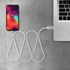 Kép 3/5 - Mágneses adatkábel - MicroUSB - 2A - fehér