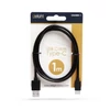 Kép 2/2 - Adatkábel - USB Type-C - fekete - 1 m