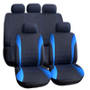 Kép 1/4 - Autós üléshuzat szett - kék / fekete - 9 db-os - HSA006