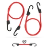 Kép 1/6 - Professzionális gumipók szett - piros - 60 cm x 8 mm - 2 db / szett