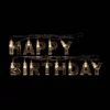Kép 1/3 - Születésnapi LED-es fényfüzér - "Happy Birthday" - 13 LED - 2 x AA - 2 m