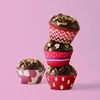 Kép 1/3 - Muffin papír szett - szív - 100 db / csomag