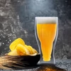 Kép 1/3 - Duplafalú üvegpohár - sörös, üdítős - 350 ml