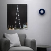 Kép 2/2 - LED-es fali hangulatkép - "Burj Khalifa" -  2 x AA, 38 x 48 cm