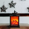 Kép 1/3 - LED dekor kandalló - elemes - 12 x 12 x 18,5 cm
