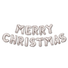 Kép 1/2 - 3D Karácsonyi "Merry Christmas" lufi - ezüst