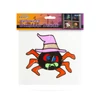 Kép 2/2 - Halloween-i ablakdekor - színes, csillámos pók