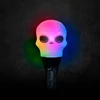 Kép 1/3 - Halloween-i LED lámpa - koponya - elemes