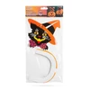 Kép 2/3 - Halloween-i tökös lampion - macskával - akasztható - 26 cm