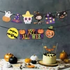 Kép 1/3 - Halloween-i papír girland - többféle motívummal - 3,5 m