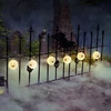 Kép 1/3 - Halloween-i lampion fényfüzér - pókos, fehér - 7,5 x 165 cm - 2 x AA elemes