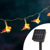 Kép 2/5 - LED szolár fényfüzér - méhecske - 2,3 m - 20 LED - melegfehér
