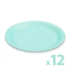 Kép 1/2 - Papírtányér szett - kék - 23 cm - 12 db / csomag