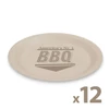 Kép 1/2 - Papírtányér szett - BBQ - 23 cm - 12 db / csomag