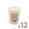 Kép 1/2 - Papírpohár - BBQ - 2,5 dl - 12 db / csomag