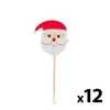 Kép 1/3 - Falatka pálcika - mikulás - 8,5 cm - 12 db / csomag