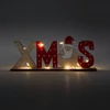 Kép 1/2 - LED-es karácsonyi polcdísz - mikulásos - 21 x 4 x 8,5 cm