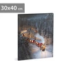 Kép 1/2 - LED-es fali hangulatkép - vonat -  2 x AA, 30 x 40 cm