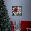Kép 2/2 - LED-es fali kép - vörös pinty - 30 x 30 cm