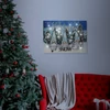Kép 2/2 - LED-es fali hangulatkép - "Let it snow" -  2 x AA, 40 x 30 cm