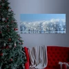 Kép 2/2 - LED-es fali hangulatkép - téli táj -  2 x AA, 70 x 30 cm