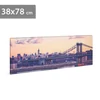 Kép 1/2 - LED-es fali hangulatkép - "New York" -  2 x AA, 38 x 78 cm