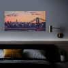 Kép 2/2 - LED-es fali hangulatkép - "New York" -  2 x AA, 38 x 78 cm