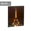 Kép 1/2 - LED-es fali hangulatkép - "Eiffel torony" -  2 x AA, 38 x 48 cm