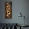Kép 2/2 - LED-es hangulatkép - "Welcome" - fali akasztóval, 2 x AA, 30 x 70 cm