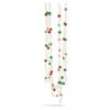 Kép 4/4 - Karácsonyi organza girland - 2,7 m - 10 mm - többszínű