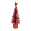 Kép 8/8 - Mini dekor műfenyő - glitteres - 18 cm - 4 szín