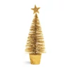 Kép 3/8 - Mini dekor műfenyő - glitteres - 18 cm - 4 szín